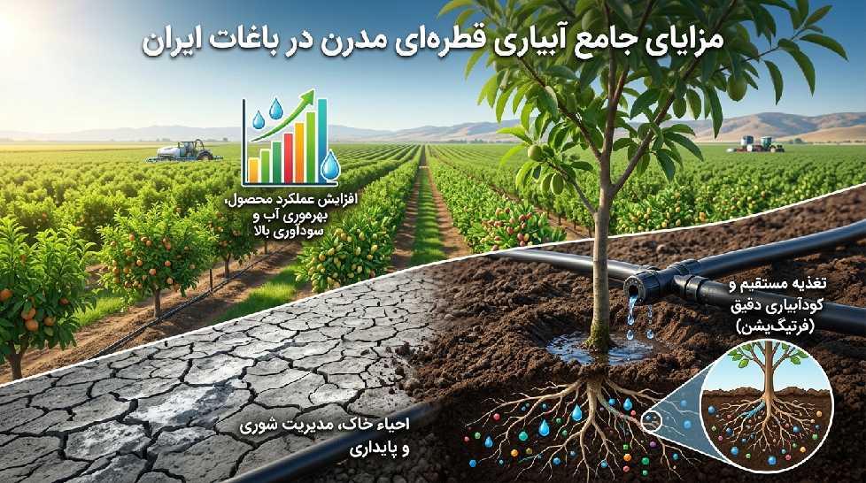 مزایای آب قطره ای