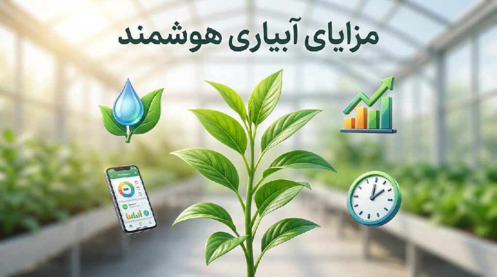 سیستم آبیاری هوشمند باغ
